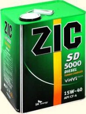 Придбати Моторное масло ZIC SD 5000 15w-40 4л