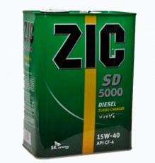 Придбати Моторное масло ZIC SD 5000 15w-40 6л