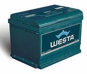 Придбати Автомобільні акумулятори WESTA 6СТ-60Ah R+ 600A