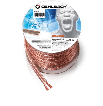 Фото  OEHLBACH 101 Speaker Cable 2x1,50mm clear spool, 10 м.