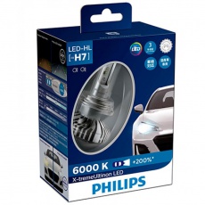 Придбати LED- лампы PHILIPS 12985BWX2 H7 X-tremeUltinon +200%