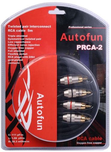 Фото Autofun Каб RCA Autofun CRCA-2, 5м Classic