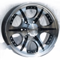 Придбати Диски Racing Wheels  H-266 BK/FP (R16 W8 PCD6x139,7 ET10 DIA110,5)
