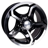 Фото Racing Wheels  H-409 BK/FP (R16 W8 PCD6x139,7 ET10 DIA108,2/110,5)