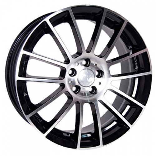 Фото Racing Wheels  H-408 BK/FP (R17 W7,5 PCD5x100 ET35 DIA73,1)
