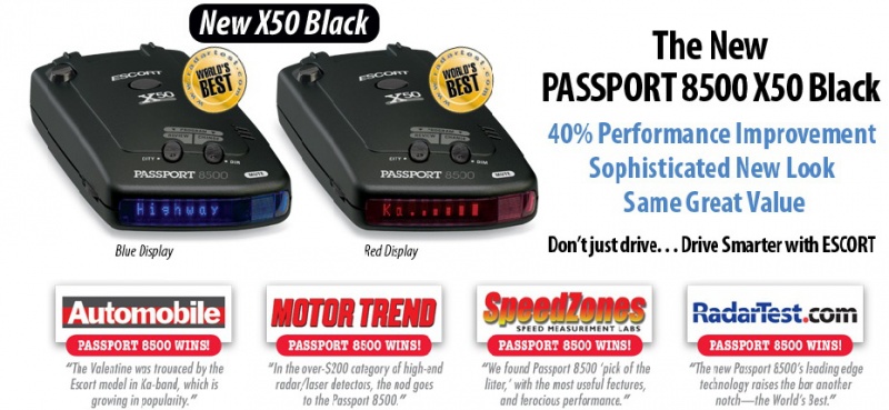 Фото ESCORT 8500 International (X50) Black