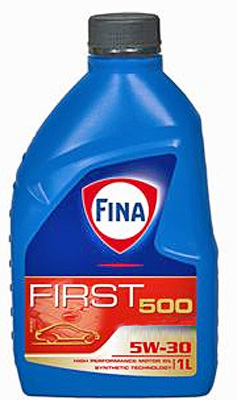 Fina First 500 5W-30 синтетическое моторное масло 1л фото Фото Fina First 500 5W-30 синтетическое моторное масло 1л