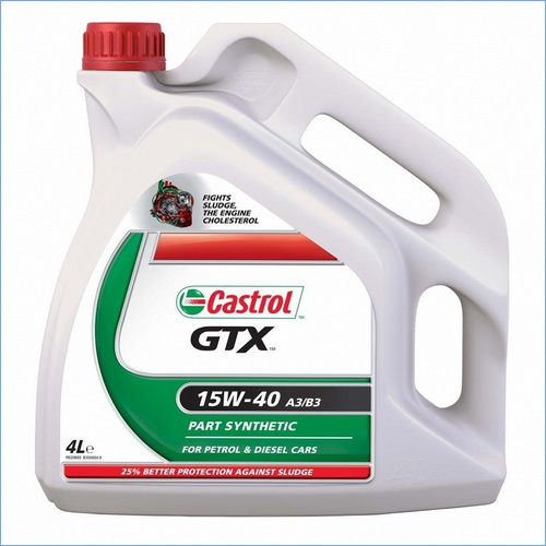Фото Castrol GTX 15W-40 4л A3/B4
