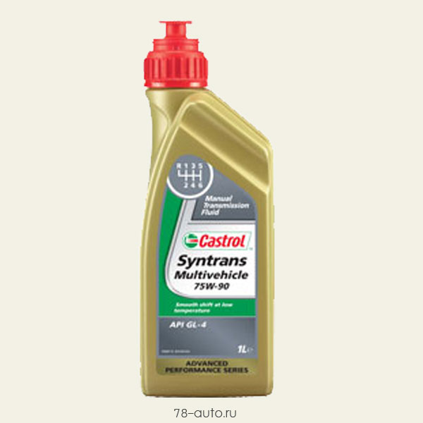 Castrol Syntrans Multivehicle 75W-90 1л фото Фото Castrol Syntrans Multivehicle 75W-90 1л