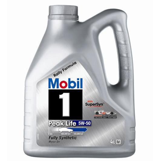 Фото Mobil 1 Peak Life 5W-50 4л