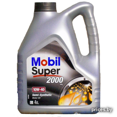 Фото Mobil Super 2000 10W-40 4л