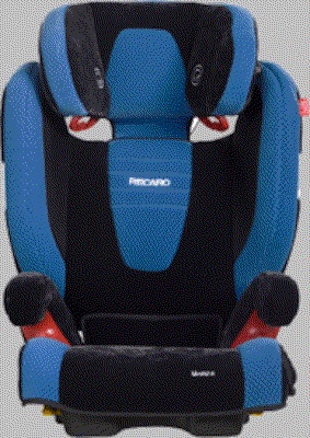 Фото Recaro Monza SeatFix Microfibre black/saphir (6143.21005.66)