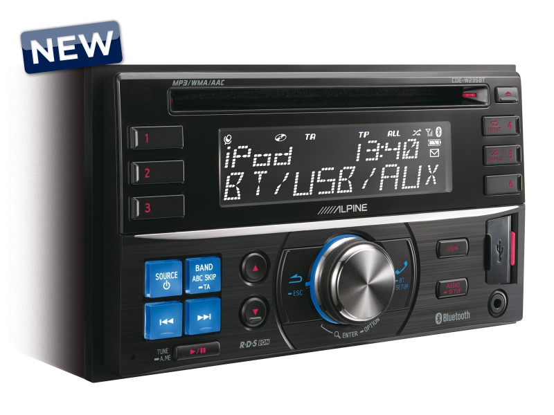 Фото Alpine CDE-W235BT