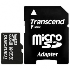 Купить Носители информации Transcend 32Gb microSDHC Class 10