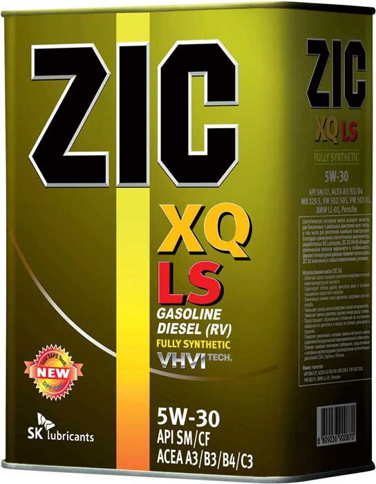Фото ZIC XQ LS 5w-40 4л