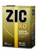 Купить Моторное масло ZIC XQ 0W-40 4л