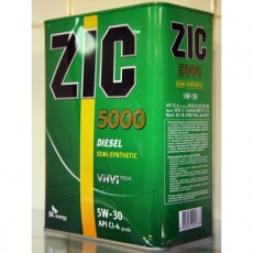 Купить Моторное масло ZIC 5000 5w-30 4л