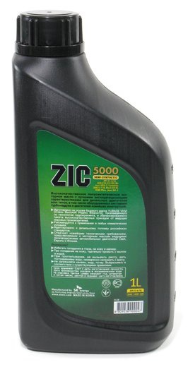 Фото ZIC 5000 10w-40 1л
