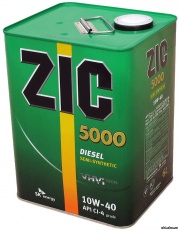 Купить Моторное масло ZIC 5000 10w-40 6л