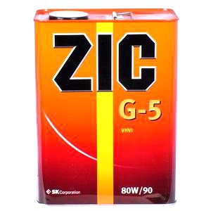 ZIC GEAR G-5 80W-90 4л фото Фото ZIC GEAR G-5 80W-90 4л