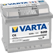 Придбати Автомобільні акумулятори Varta 6СТ-52 SILVER dynamic 552401052 52А/ч