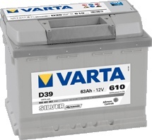 Придбати Автомобільні акумулятори Varta 6СТ-63 SILVER dynamic 563401061 63А/ч