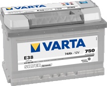 Фото Varta  SILVER dynamic 6СТ-74 574402075 74А/ч