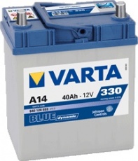Придбати Автомобільні акумулятори Varta 6СТ-40 BLUE DYNAMIC 540126033 40А/ч