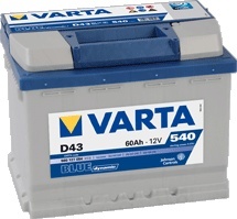 Придбати Автомобільні акумулятори Varta 6СТ-60 BLUE DYNAMIC 560127054 60А/ч
