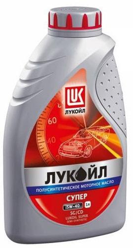 Lukoil SUPER SAE 15W-40 1л (API SG/CD) фото Фото Lukoil SUPER SAE 15W-40 1л (API SG/CD)