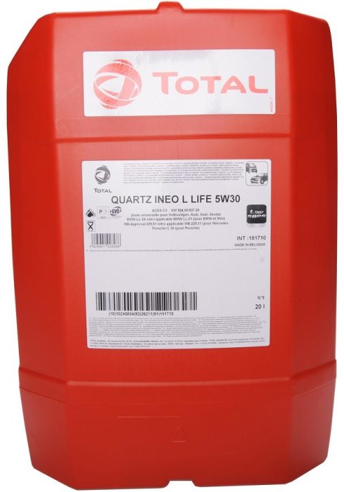 Фото Total Quartz INEO Long Life 5W-30 20л
