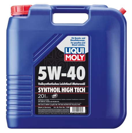 Фото Liqui Moly Synthoil High Tech 5W-40 20л