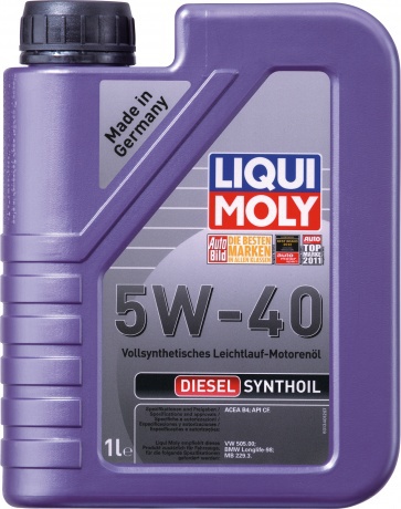 Фото Liqui Moly Diesel Synthoil 5W-40 1л