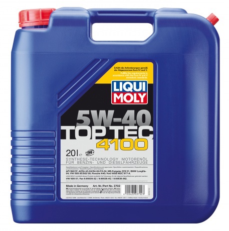 Фото Liqui Moly Top Tec 4100 5W-40 20л
