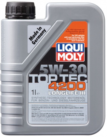 Фото Liqui Moly Top Tec 4200 5W-30 1л