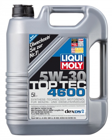 Фото Liqui Moly Top Tec 4600 5W-30 5л