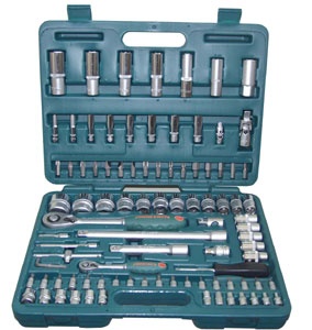 Фото S04H52494S Универсальный набор торцевых головок 1/4`DR 4-14 мм и 1/2`DR 10-32 мм 94 пр