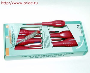 Фото D19107S Набор отверток диэлектрических крест. PH 7 предметов