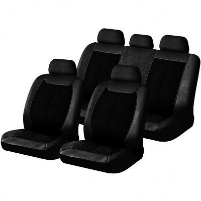 Фото Чехлы HADAR ROSEN MATADOR-ALKANTARA PREMIUM Серо-Черный 10348