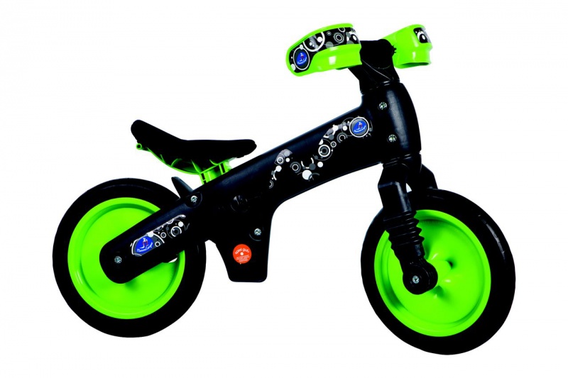 Фото Велосипед BELLELLI B-Bip Pl обучающий зеленый 2-5лет (беговел)