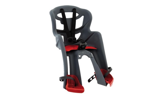 Фото Сиденье пер. BELLELLI TATOO Handlefix GREY детское (серый с оранж)