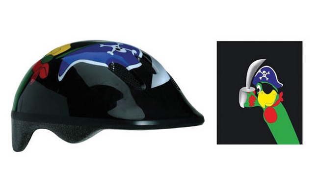 Фото Шлем детский BELLELLI Taglia size-M PARROT BLACK (черный (попугай))