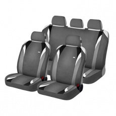 Придбати Чехлы на сидения Комплект Накидок Hadar Rosen FORMULA, Серый/Черный 22117_1