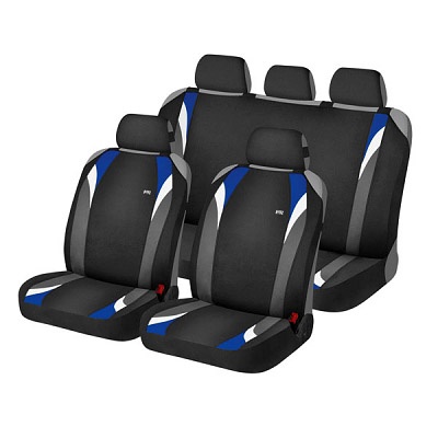 Фото Комплект Накидок Hadar Rosen FORMULA, Черный/Голубой 22120