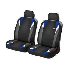 Придбати Чехлы на сидения Накидки фронт Hadar Rosen FORMULA, Черный/Голубой 21147