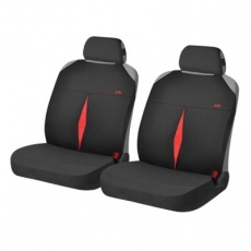 Придбати Чехлы на сидения Накидки фронт KARAT, Красный/Черный 21141