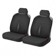 Придбати Чехлы на сидения Накидки фронт KARAT, Темно-Серый/Черный 21143