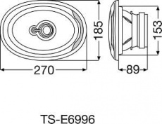 Придбати Автоакустика Pioneer TS-E6996