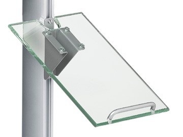 Фото SMS FS angled shelf M/L Grey (POS-shelf for Light/Midle)