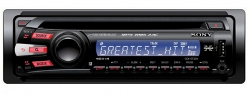 Фото Sony CDX-GT35U